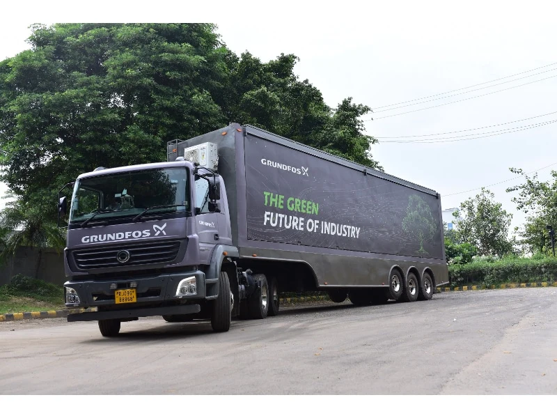 The Grundfos iTruck Drive initiative promotes net-zero carbon emissions