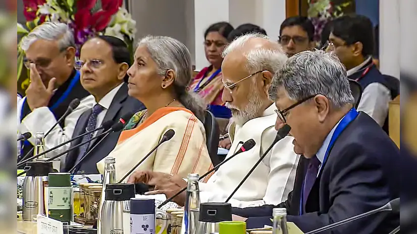 Budget 2024 PM Modi, FM Sitharaman hold talks with Niti Aayog, and with economists to rise economy. Budget 2024 PM Modi, FM Sitharaman hold talks with Niti Aayog, and with economists to rise economy.
