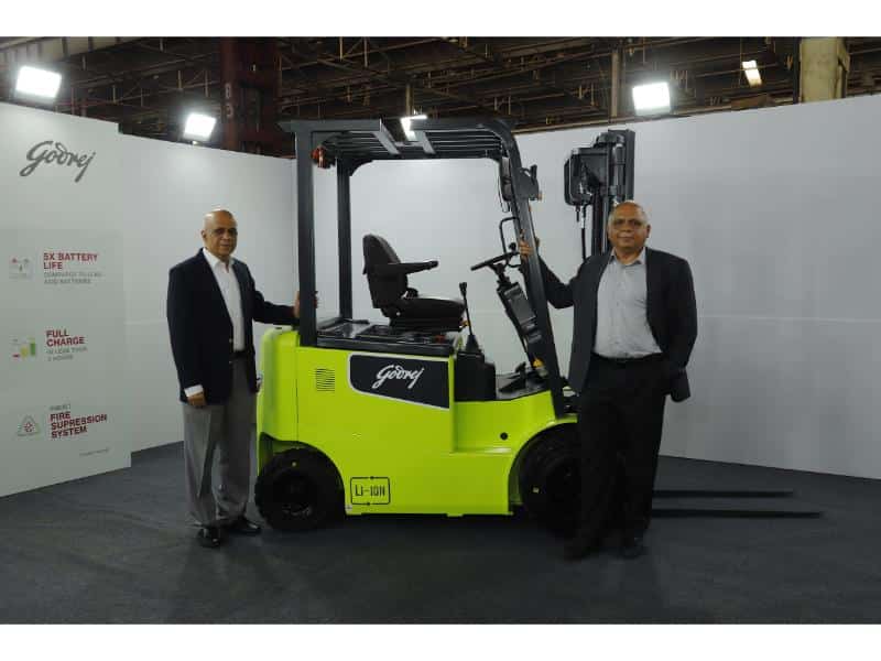 Godrej & Boyce launches India’s first Lithium-Ion Battery Powered Forklift