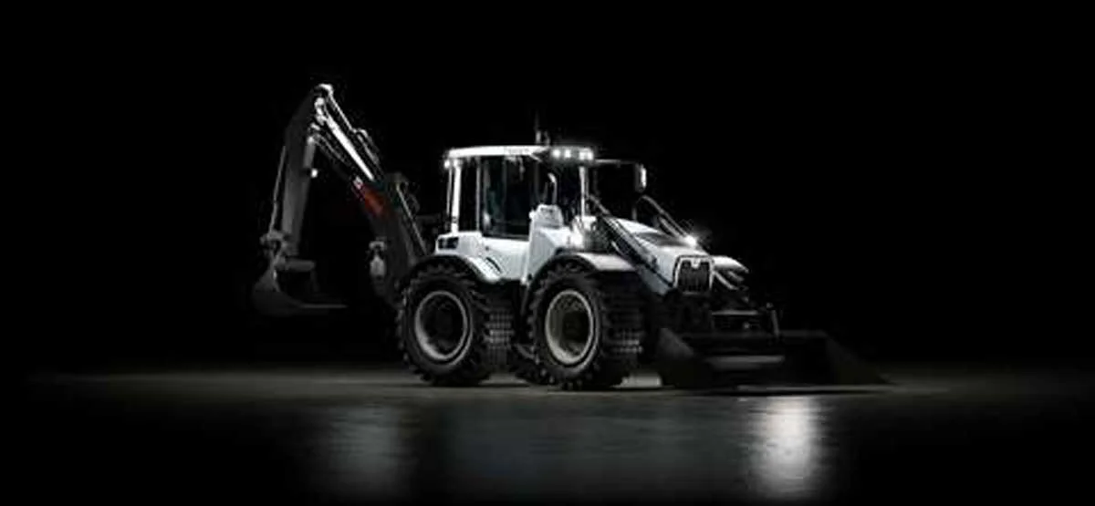 Huddig introduces first hybrid backhoe for US