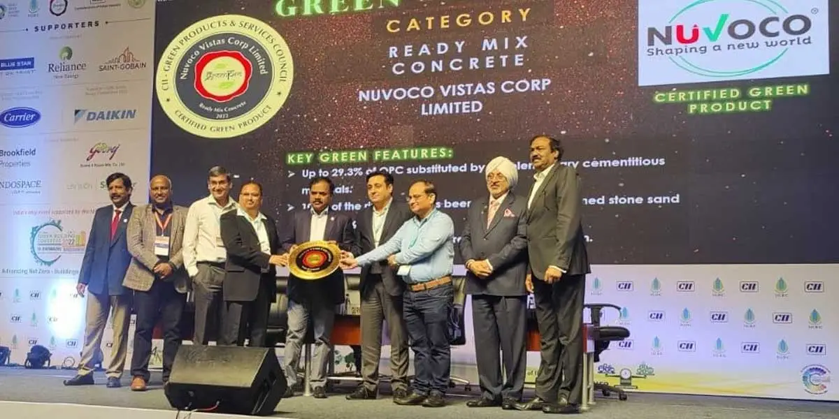 Nuvoco’s six RMC plants get GreenPro Ecolabel